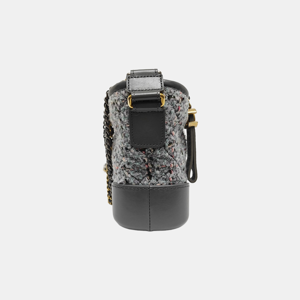 Authenticated pre-owned  GABRIELLE Small Quilted Wool Grey - Shoulder Bag at Looply