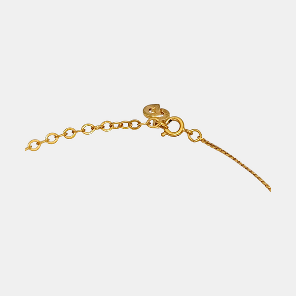 Petit CD Metal Gold Necklace