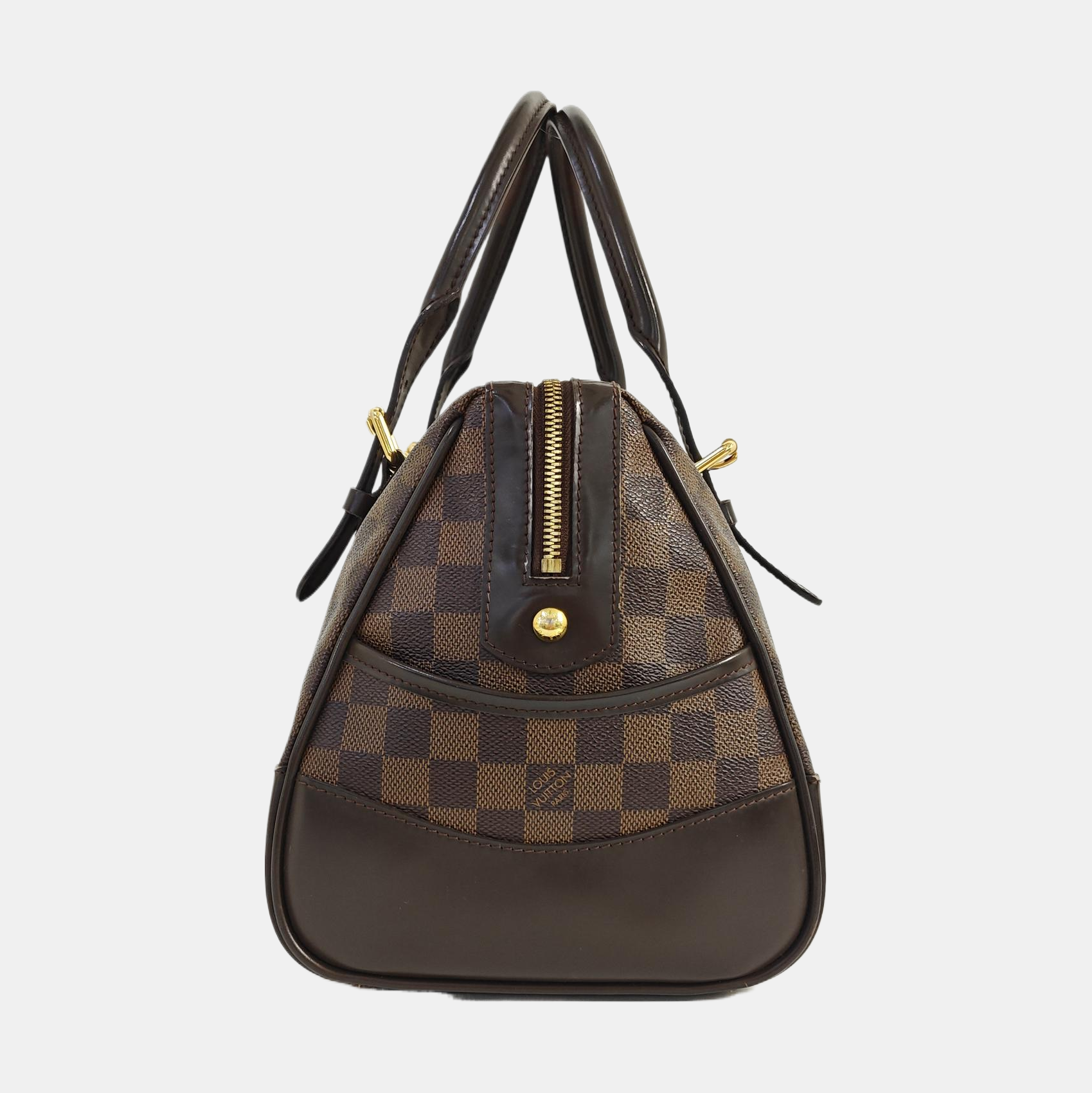 BERKELEY Damier Ebene Coated Canvas Brown