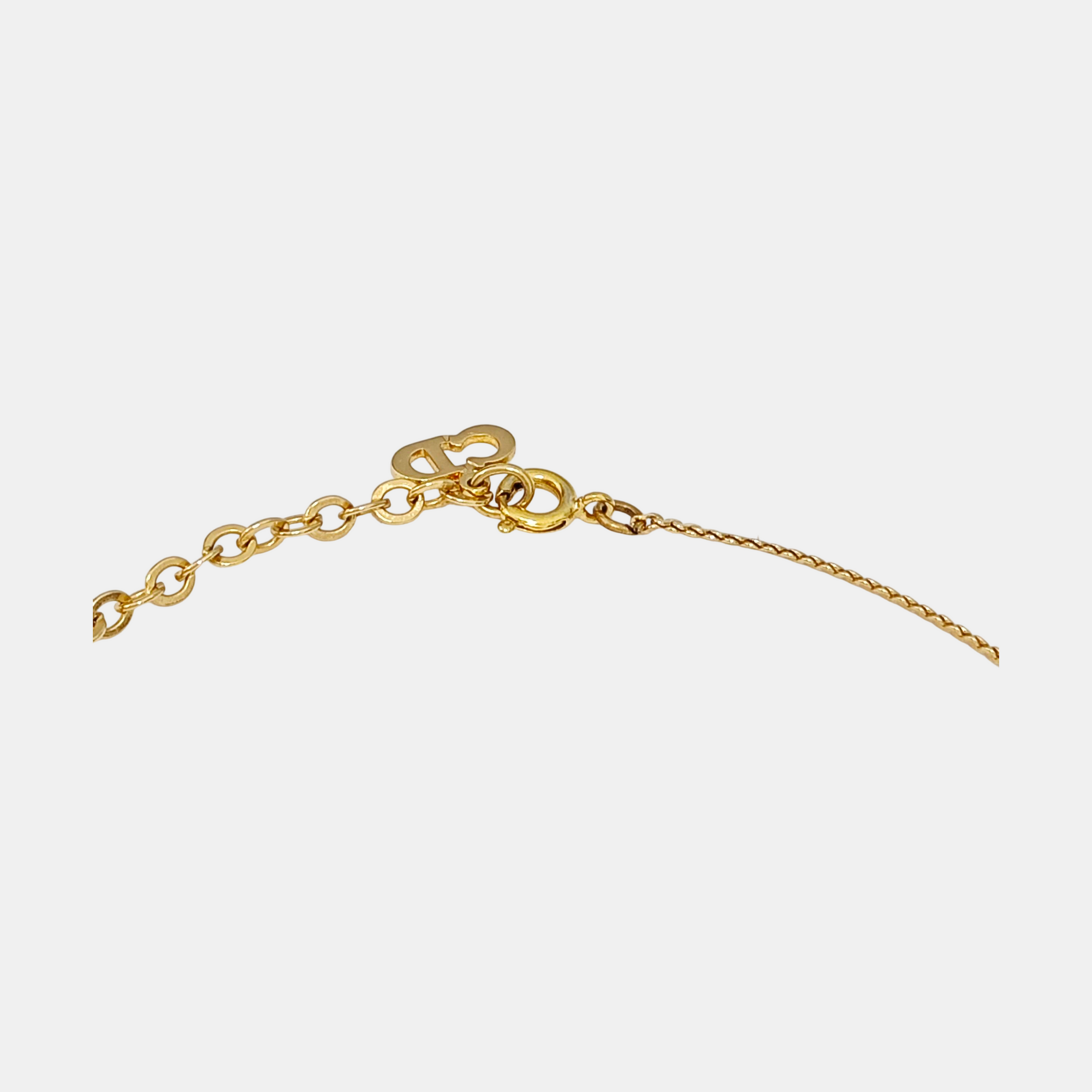 Petit CD Metal Gold Necklace