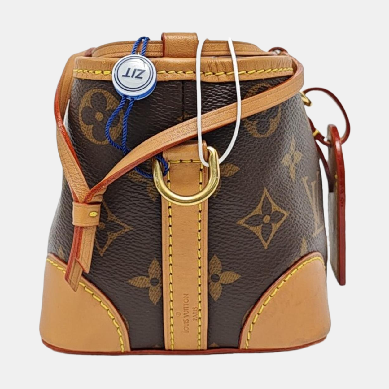 NOÉ Mini Monogram Coated Canvas Brown