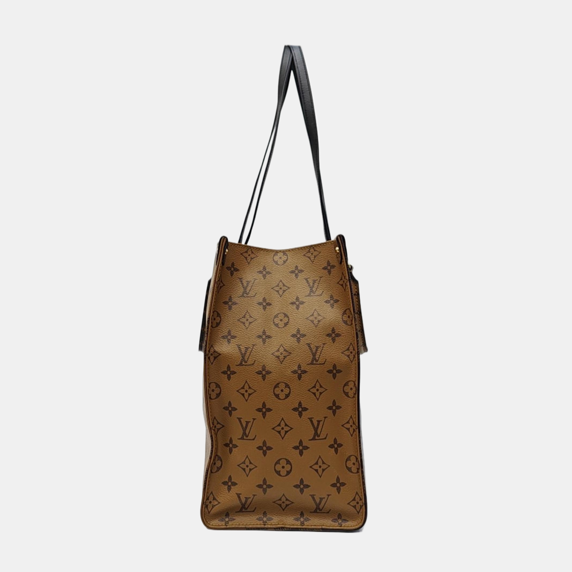 ONTHEGO GM Monogram Coated Canvas Brown