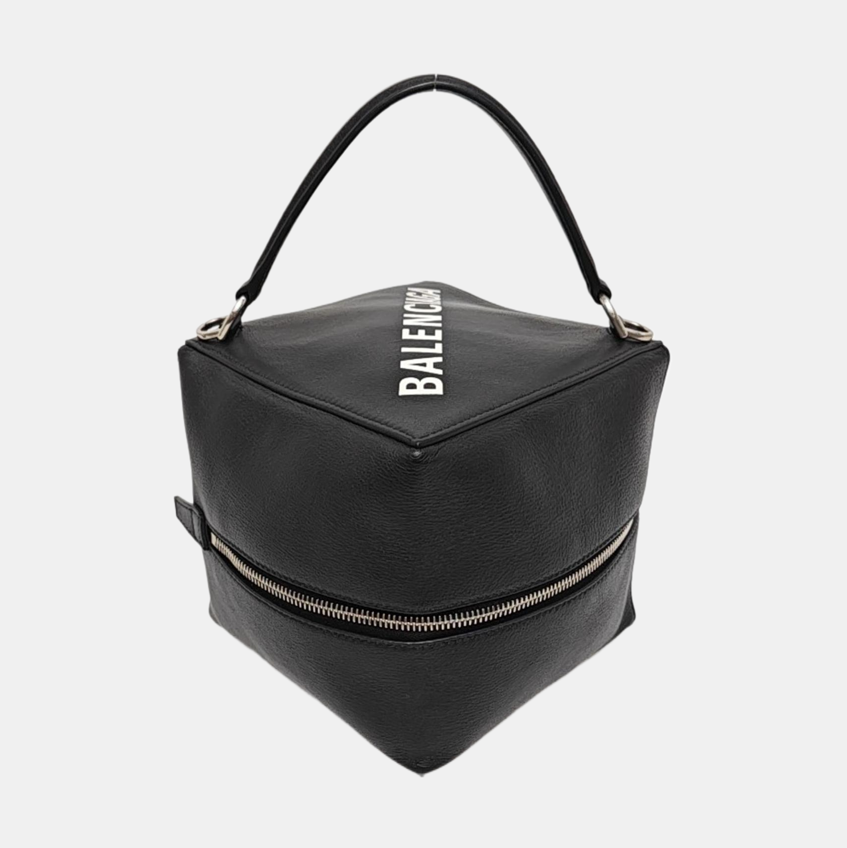 Calfskin Shoulder Bag Small Black