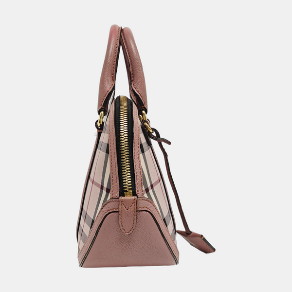 Canvas Top Handle Bag Pink