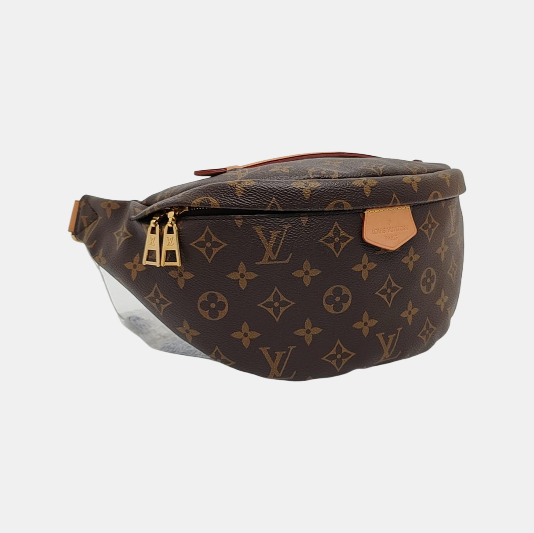 BUMBAG Monogram Coated Canvas Brown