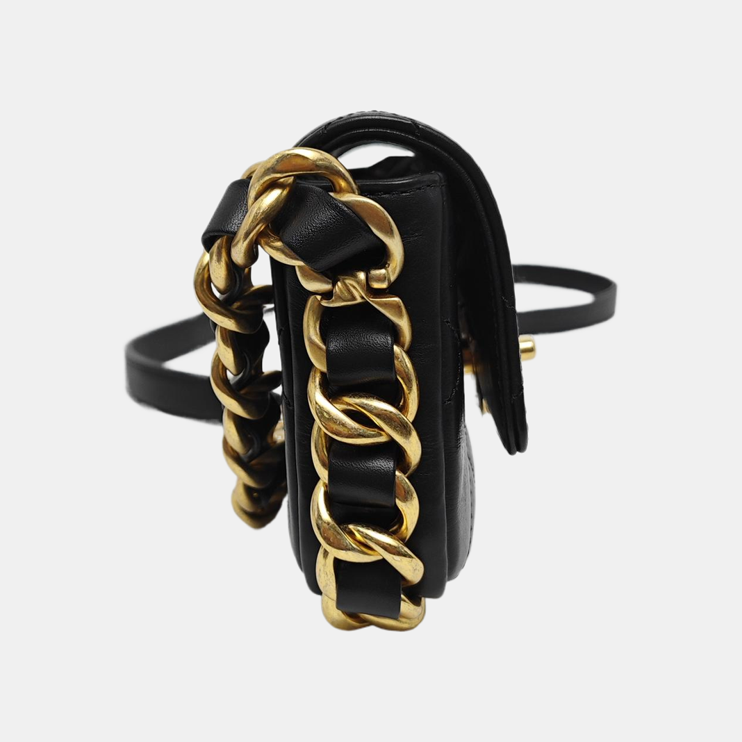 Quilted Calfskin Mini Black