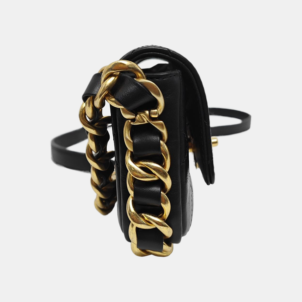 Quilted Calfskin Mini Black
