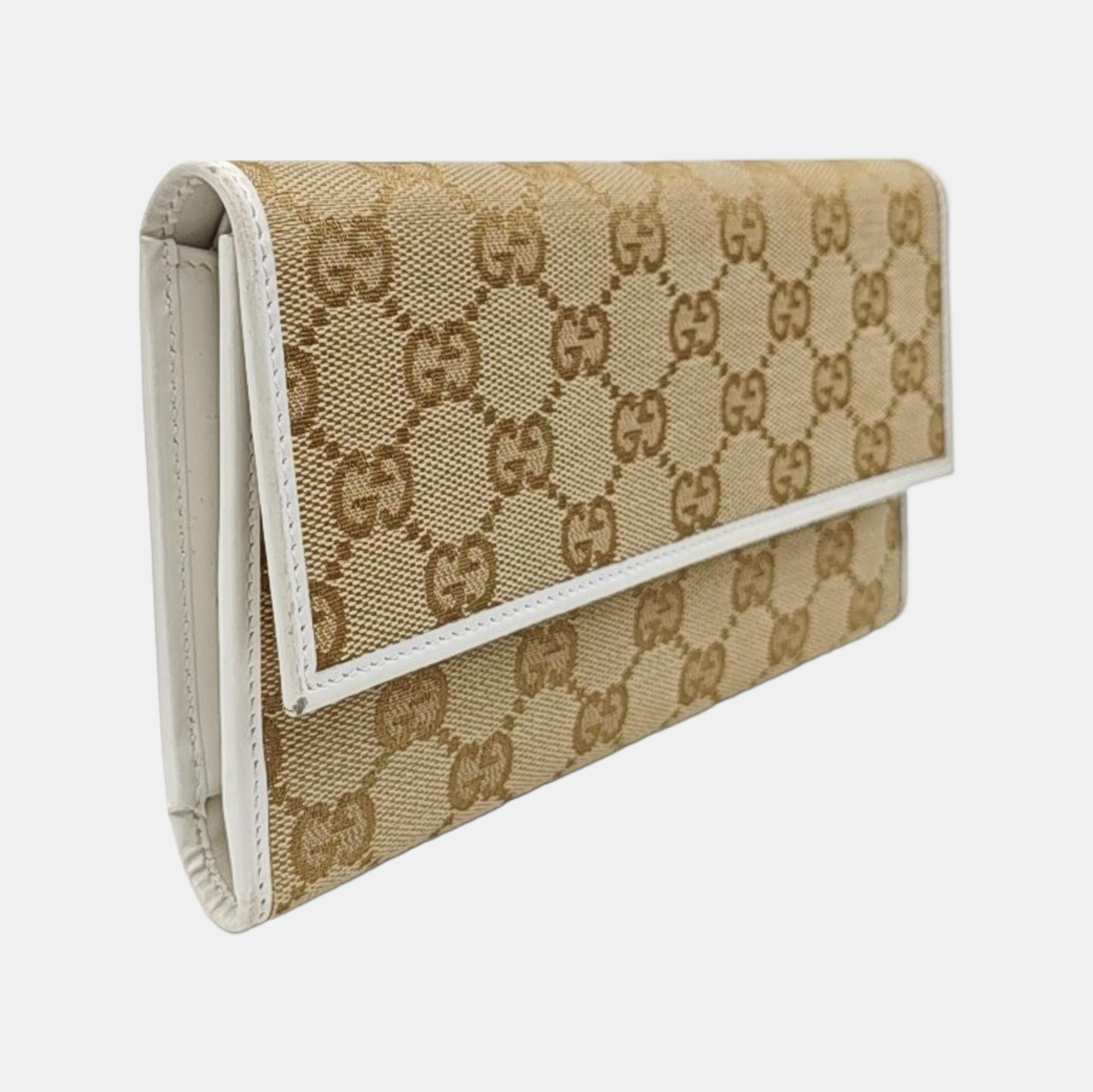 Monogram Canvas Wallet Beige