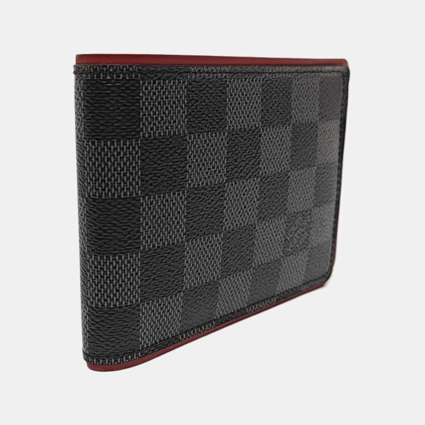 MULTIPLE Damier Graphite Coated Canvas Gray Card Holder