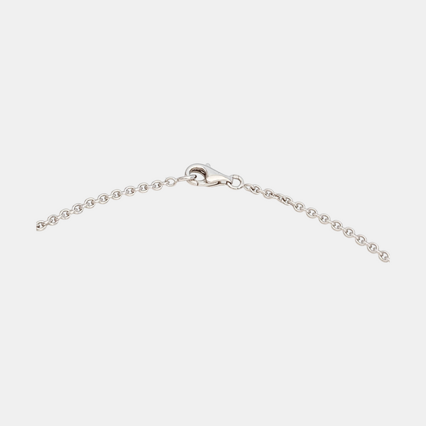 LOVE 18k White Gold Silver Necklace