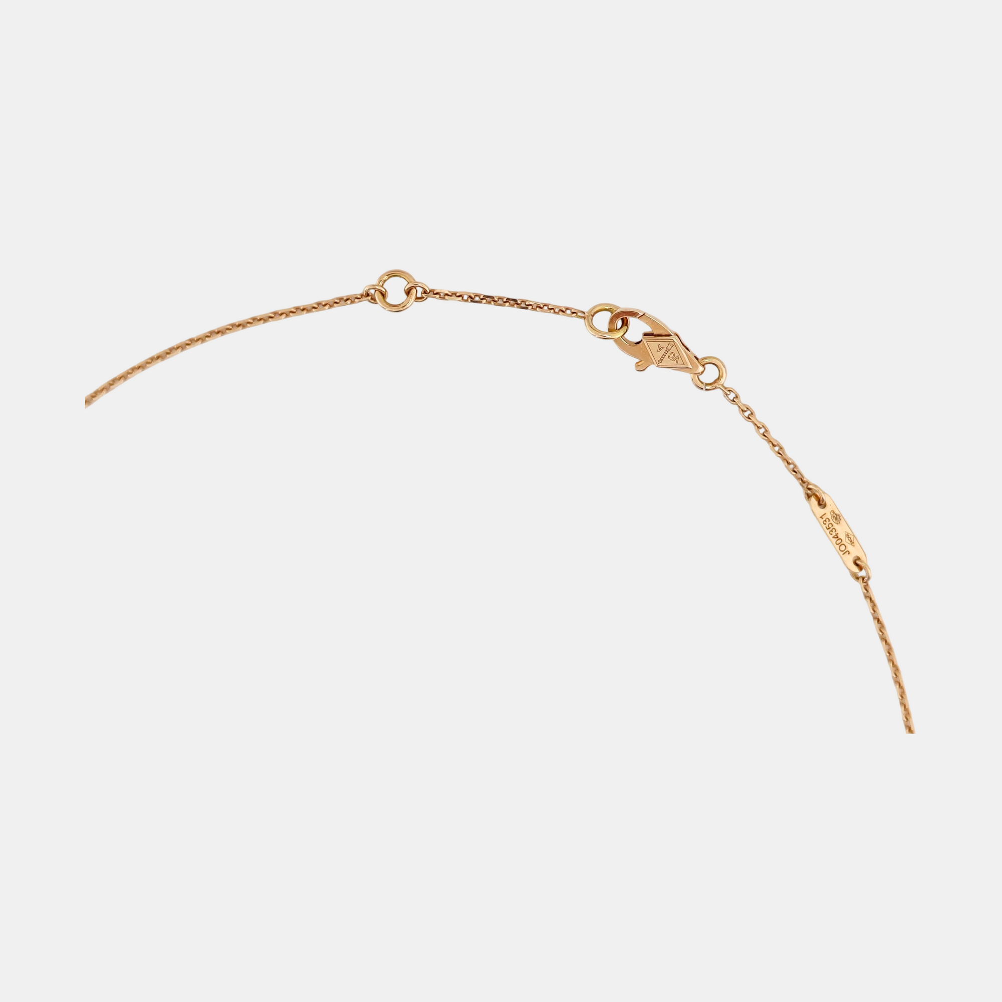 Sweet Alhambra 18k Rose Gold Necklace