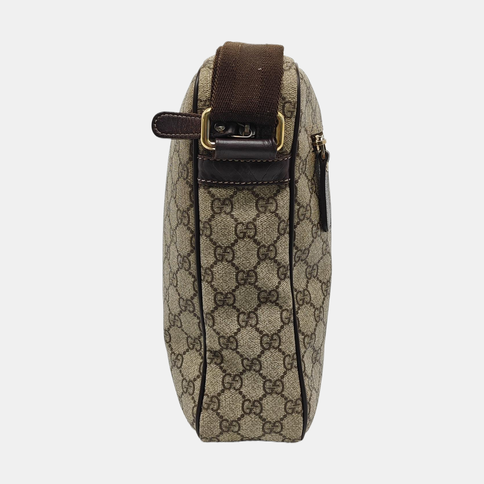 GG Supreme Monogram Coated Canvas Black