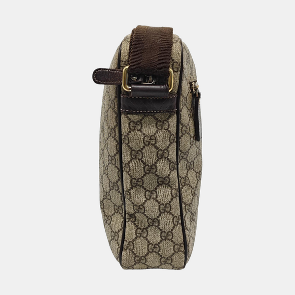GG Supreme Monogram Coated Canvas Black