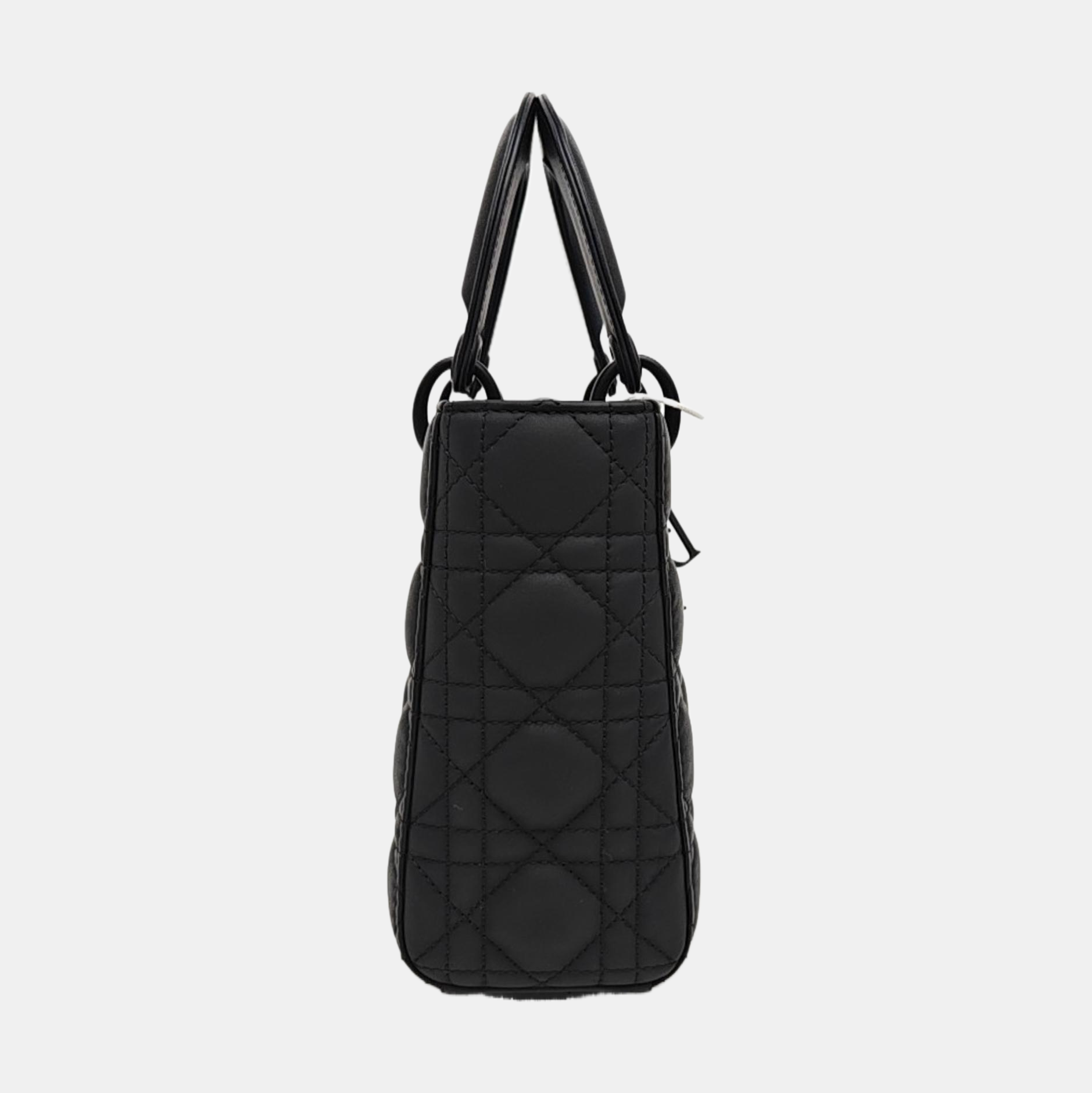 Lady Dior Small Cannage Calfskin Black