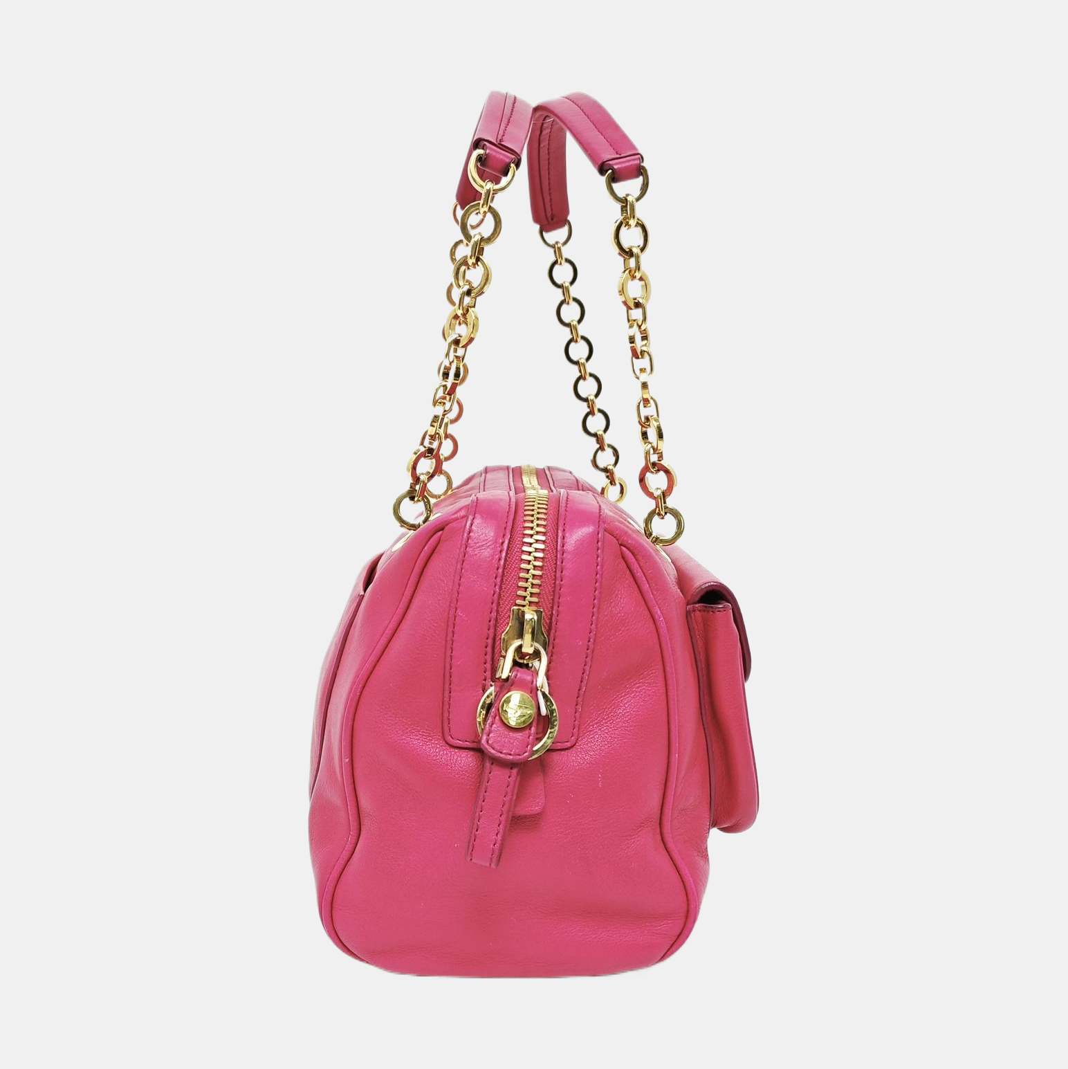 Calfskin Shoulder Bag Red