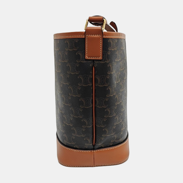 TRIOMPHE CANVAS Small Coated Canvas Brown