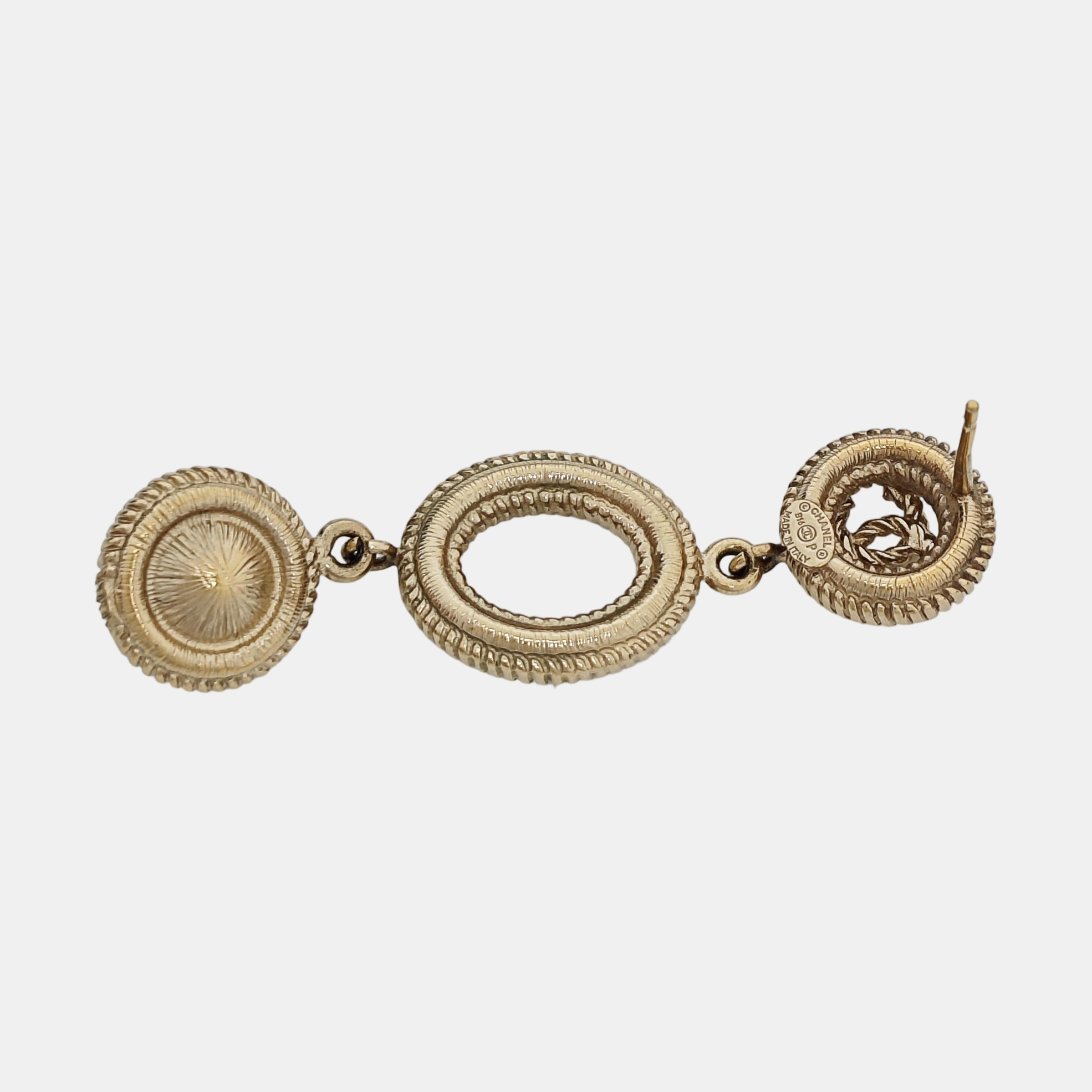 Metal Gold Stud Earrings