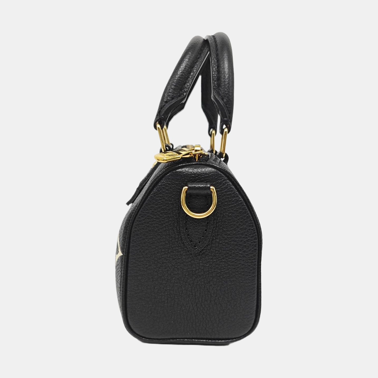 SPEEDY Nano Monogram Calfskin Black