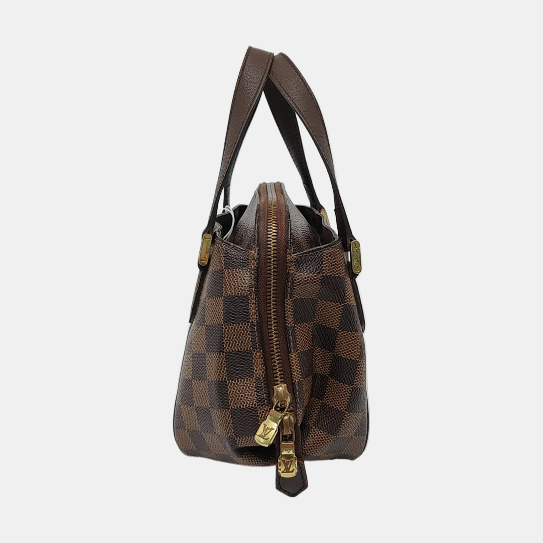 BELEM PM Damier Ebene Coated Canvas Brown