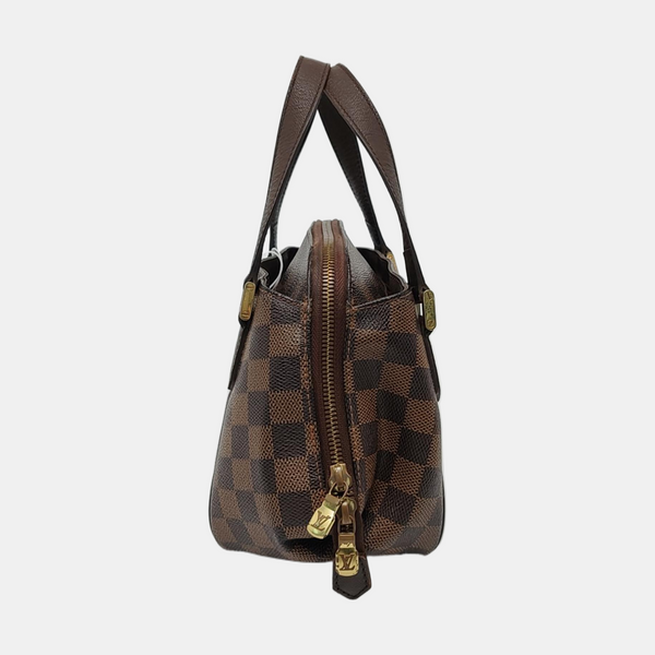 BELEM PM Damier Ebene Coated Canvas Brown