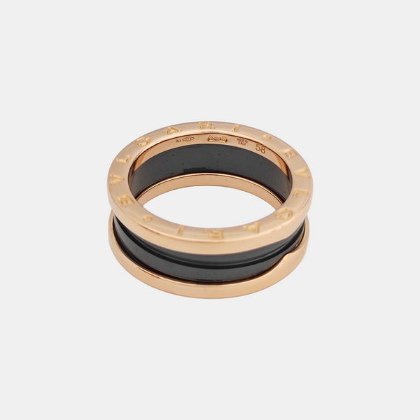 B.ZERO1 18k Rose Gold Ring EU 58