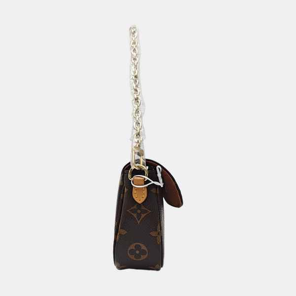 IVY Monogram Coated Canvas Brown