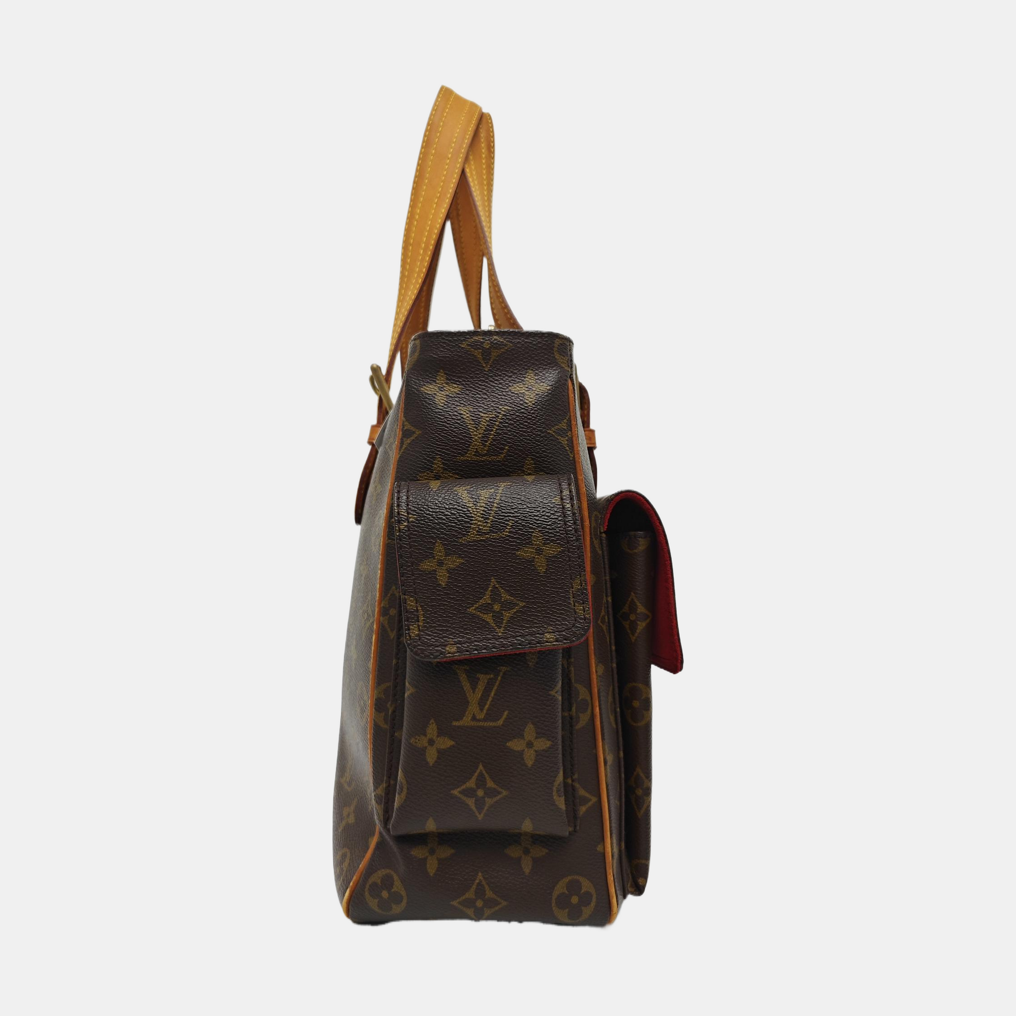 MULTIPLE Monogram Coated Canvas Brown