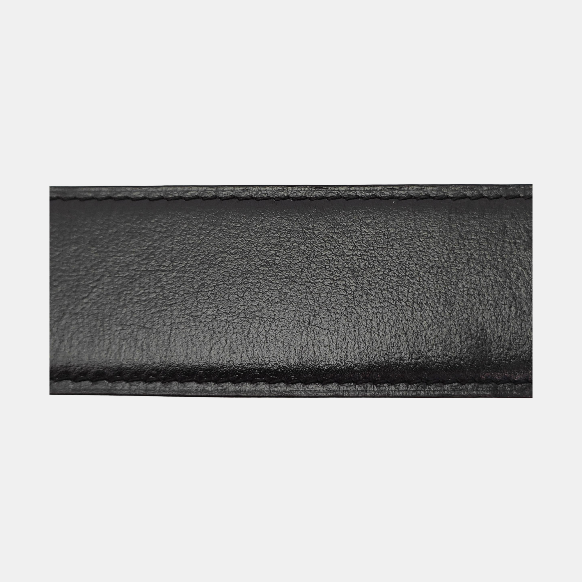 Leather Belt Gray