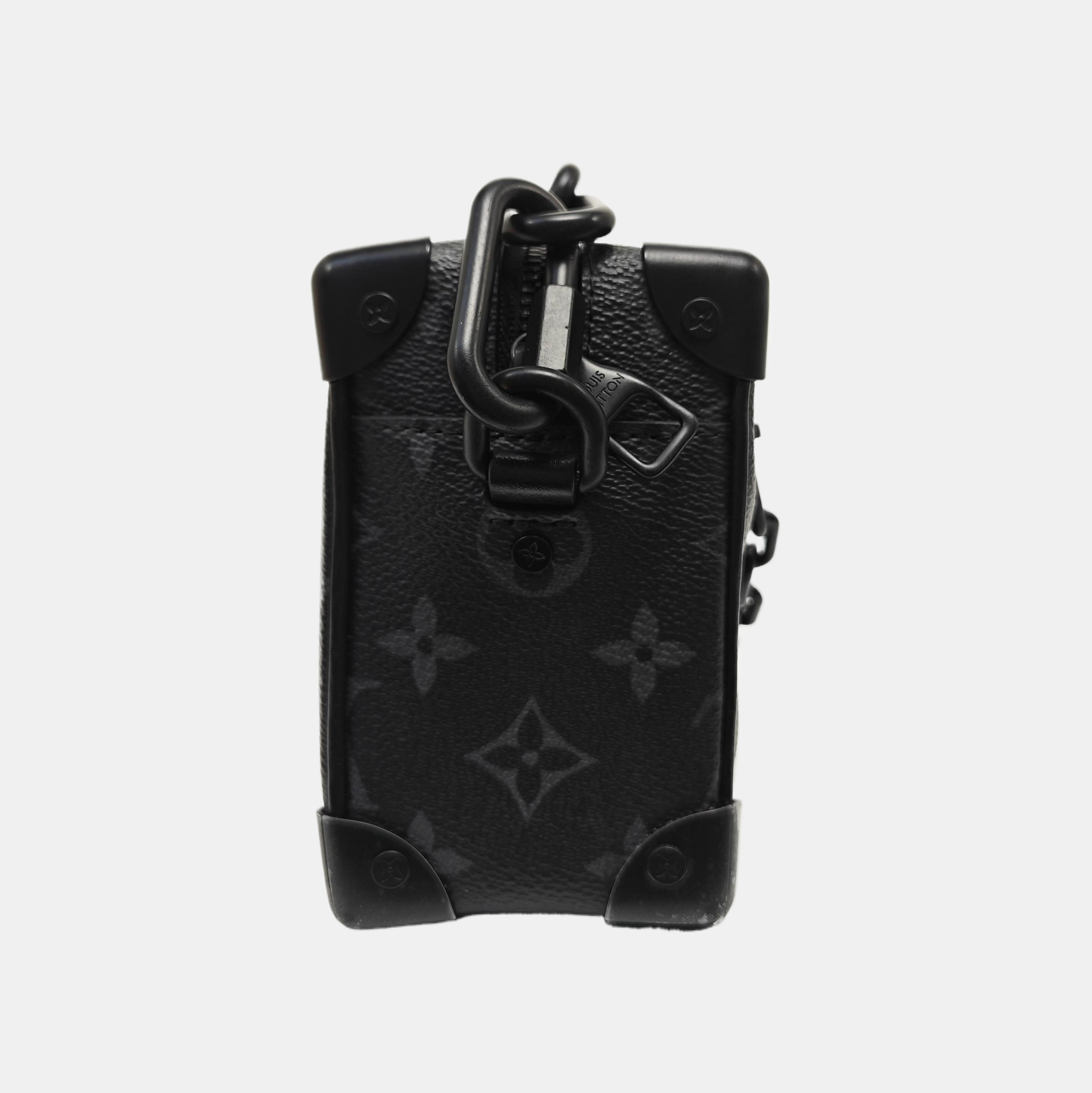 SOFT TRUNK Mini Monogram Coated Canvas Black
