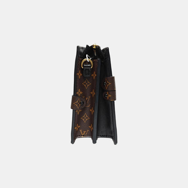 TRUNK Monogram Coated Canvas Brown