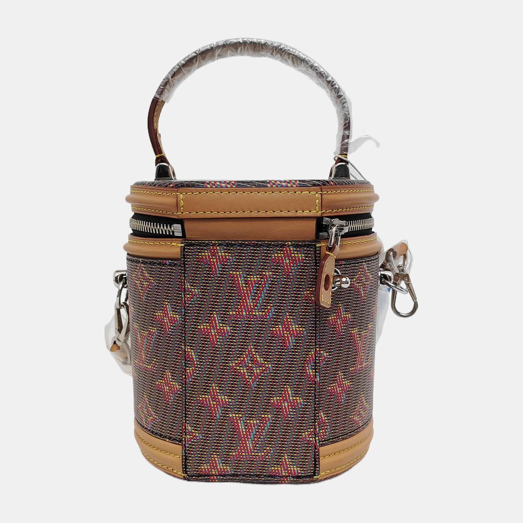 CANNES Monogram Calfskin Brown