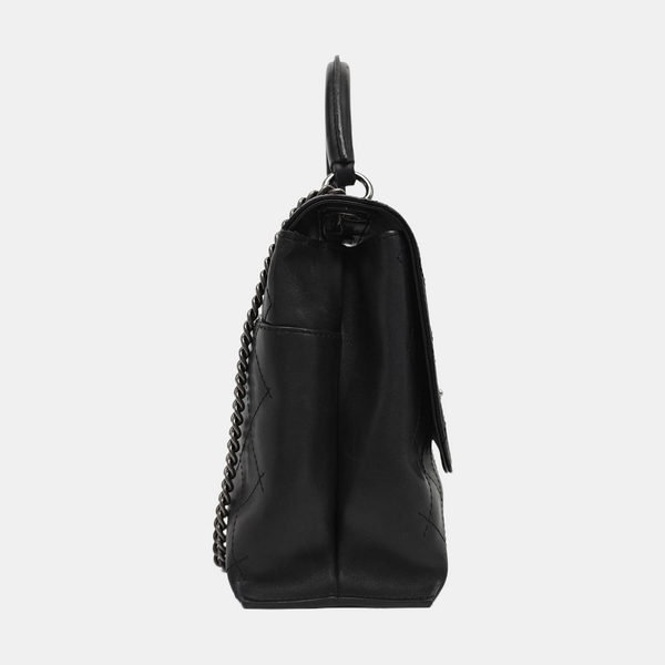 LUXURY TOP Quilted Calfskin Black
