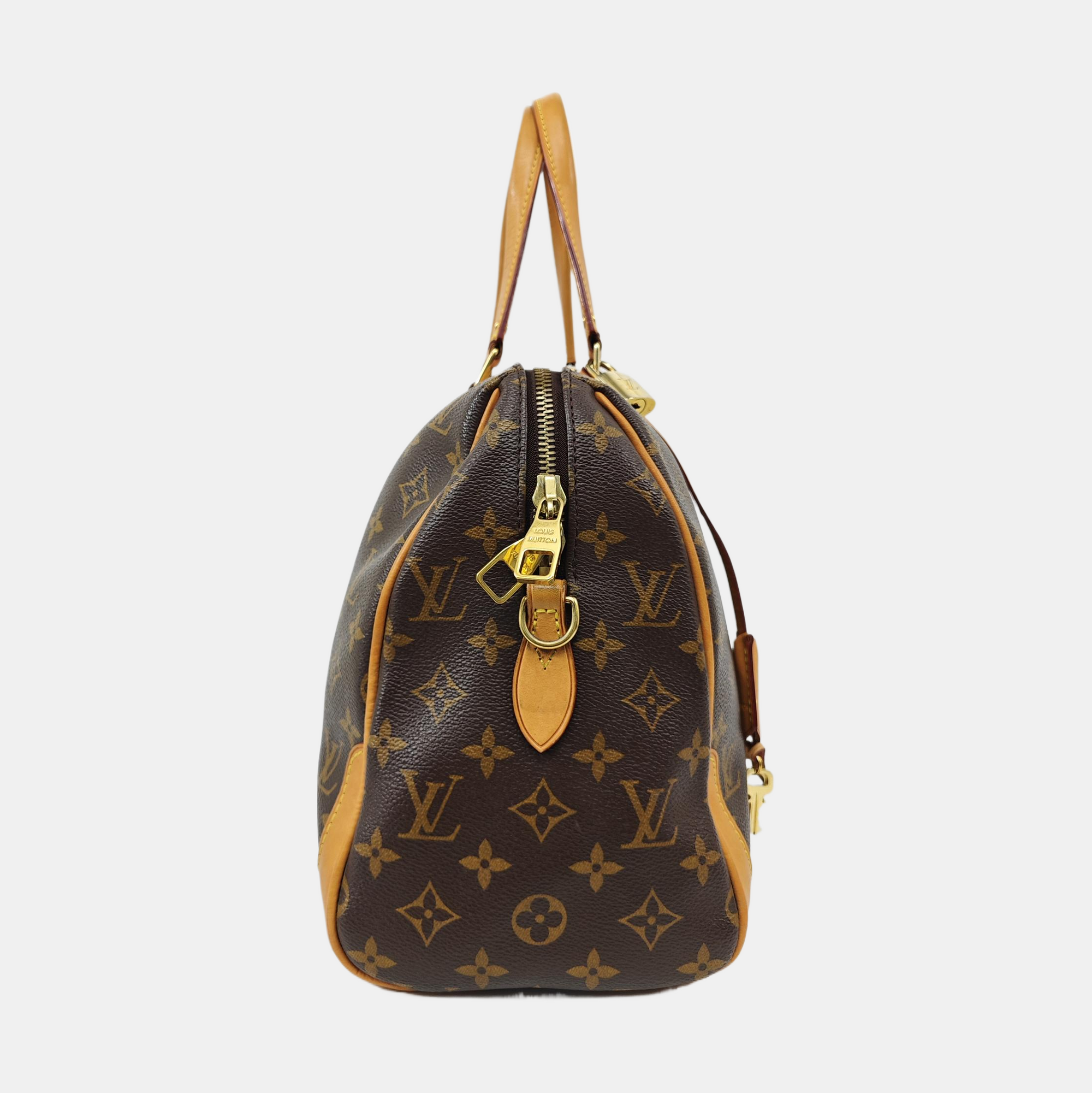RETIRO NM Monogram Coated Canvas Brown