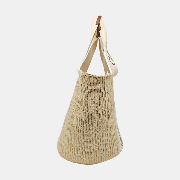 Woody Small Straw Beige