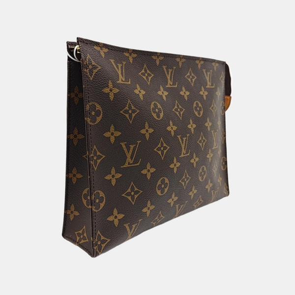 TOILET POCKET 26 Monogram Coated Canvas Brown