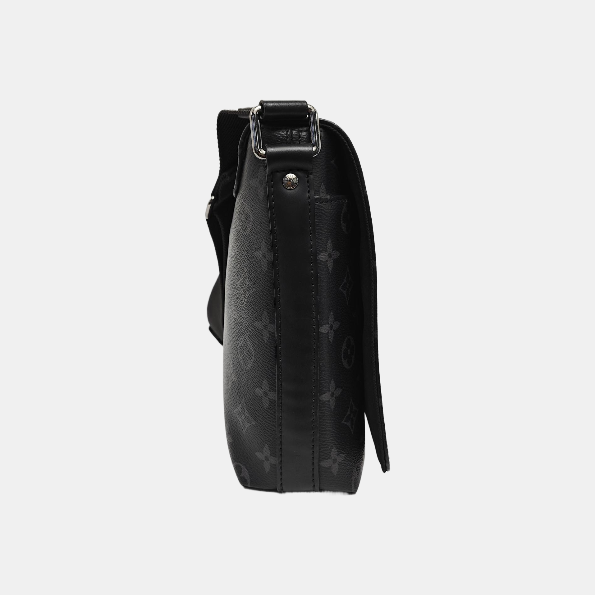 DISTRICT PM Monogram Coated Canvas Black
