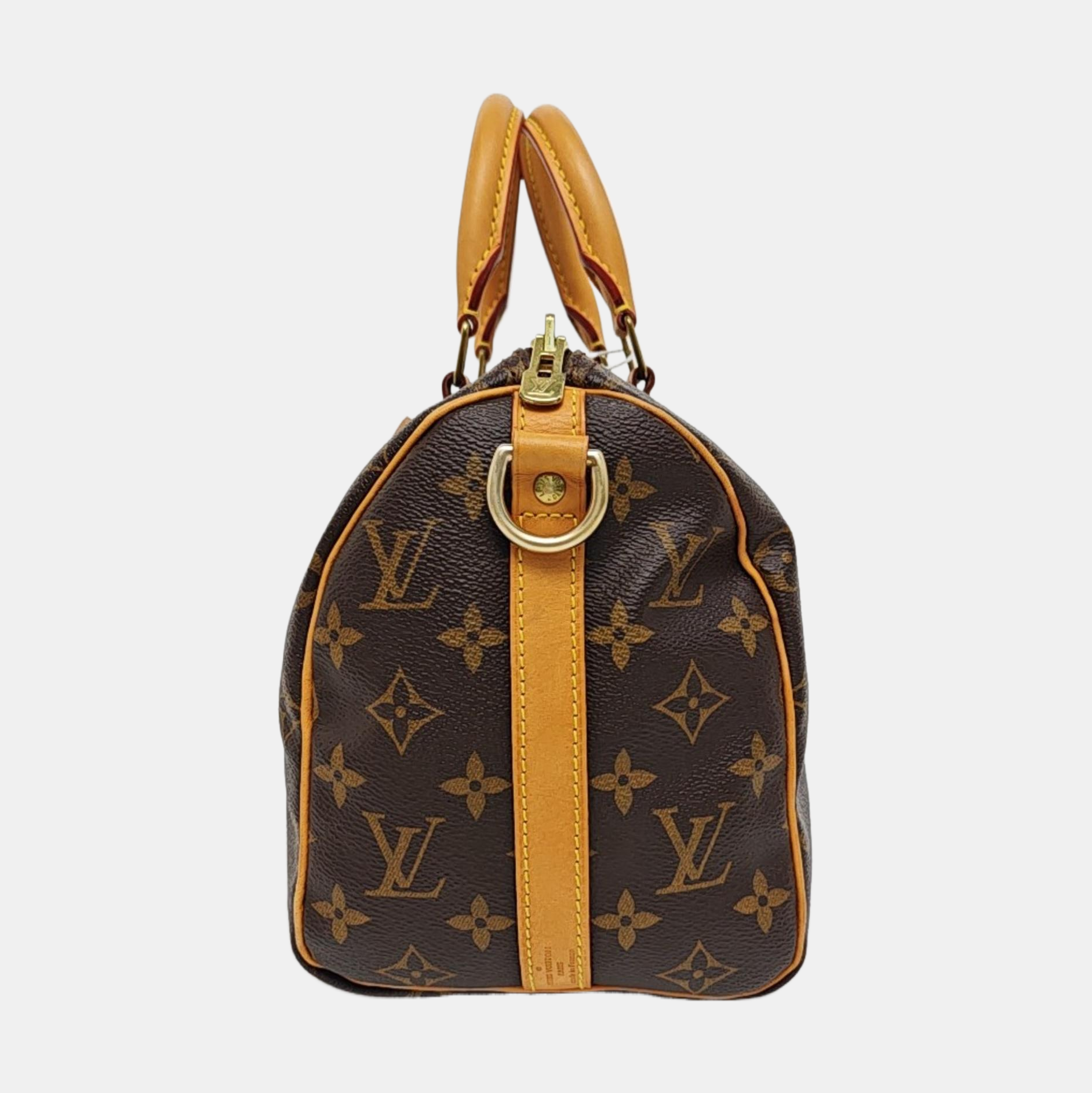 SPEEDY 25 Monogram Coated Canvas Brown