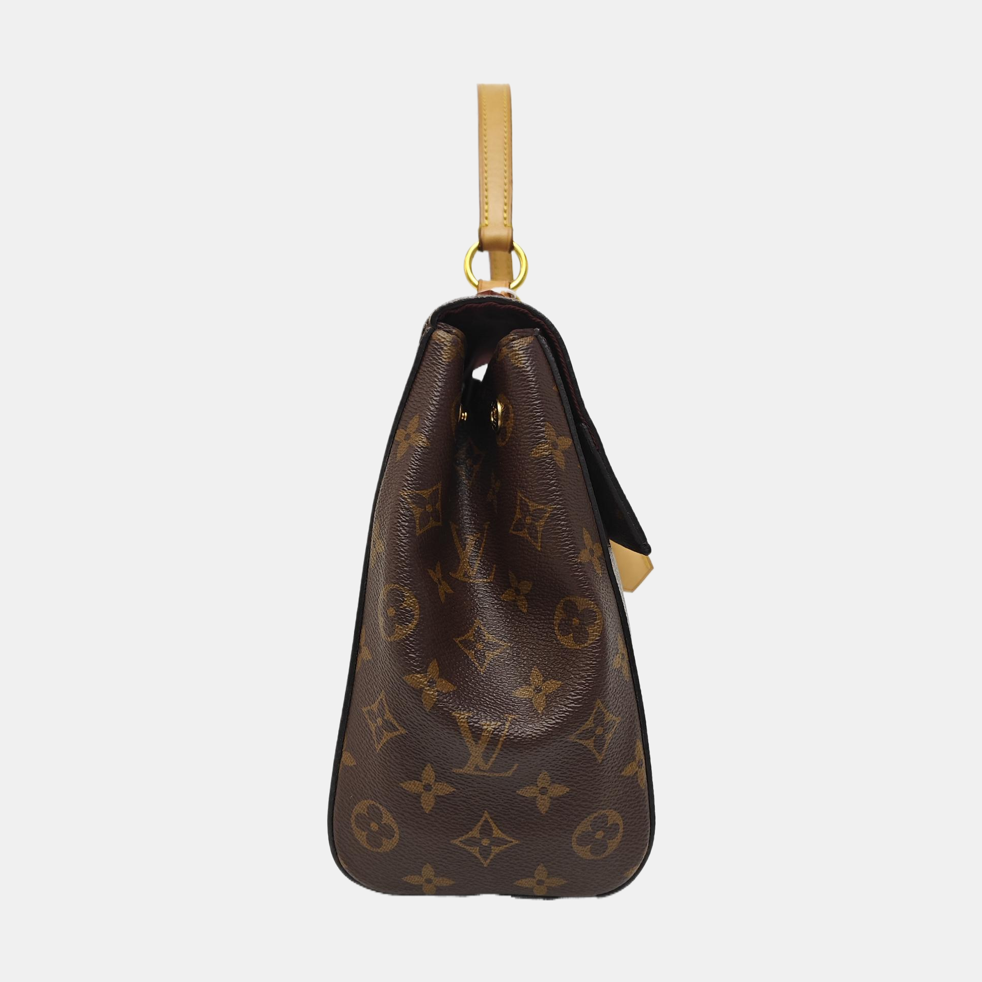 CLUNY MM Monogram Coated Canvas Brown