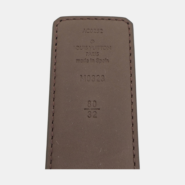 LV TAG Coated Canvas Brown Belt