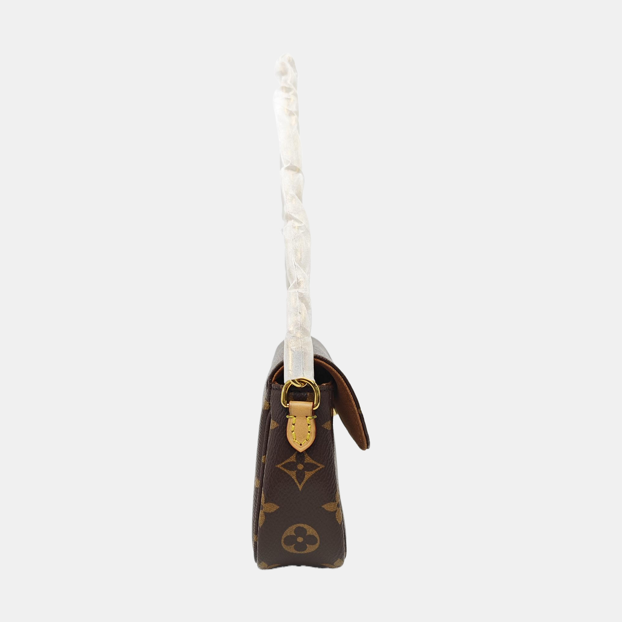 IVY Monogram Coated Canvas Brown