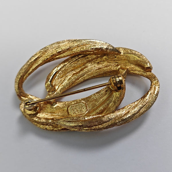 Metal Gold Brooch