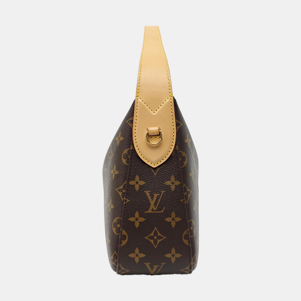 Monogram Coated Canvas Top Handle Bag Brown