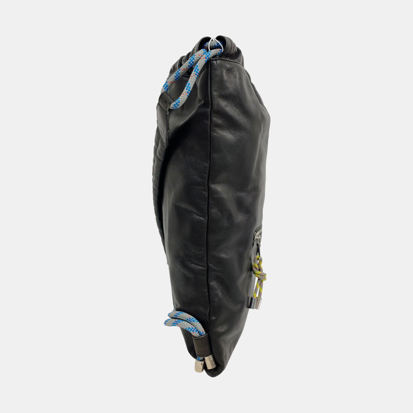 Leather Backpack Black