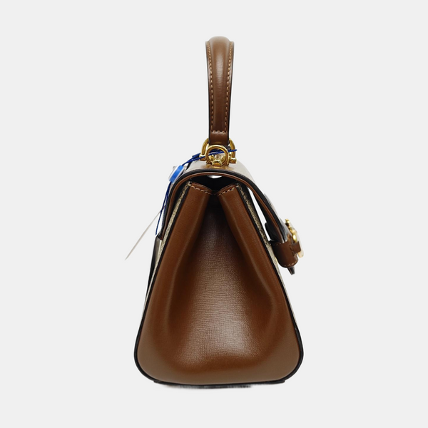 Horsebit 1955 Mini Monogram Coated Canvas Beige