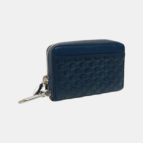 Monogram Calfskin Wallet Blue