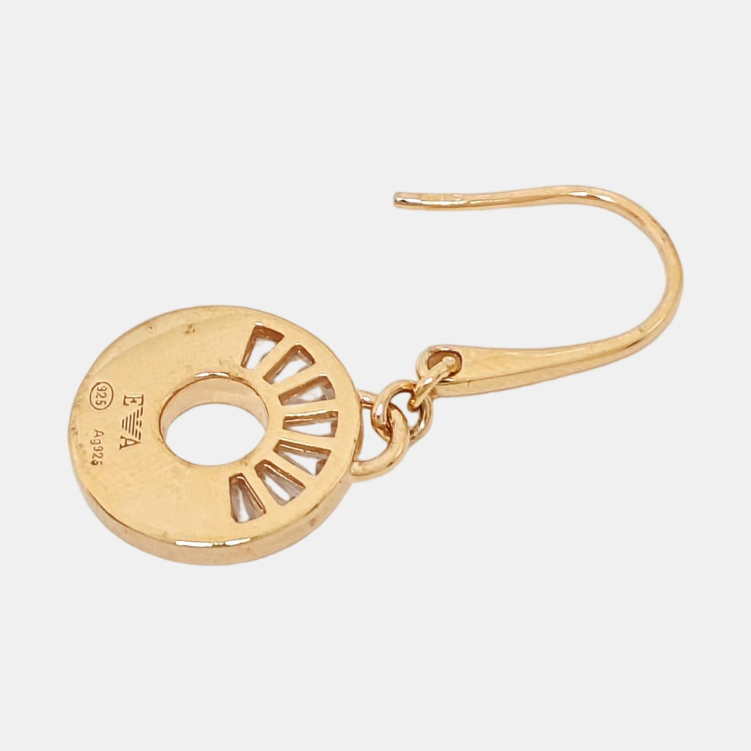 925 Sterling Silver Rose Gold Earrings
