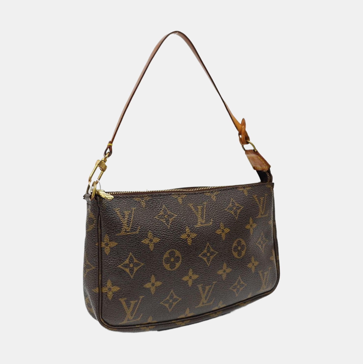 ACCESSOIRES Monogram Coated Canvas Brown