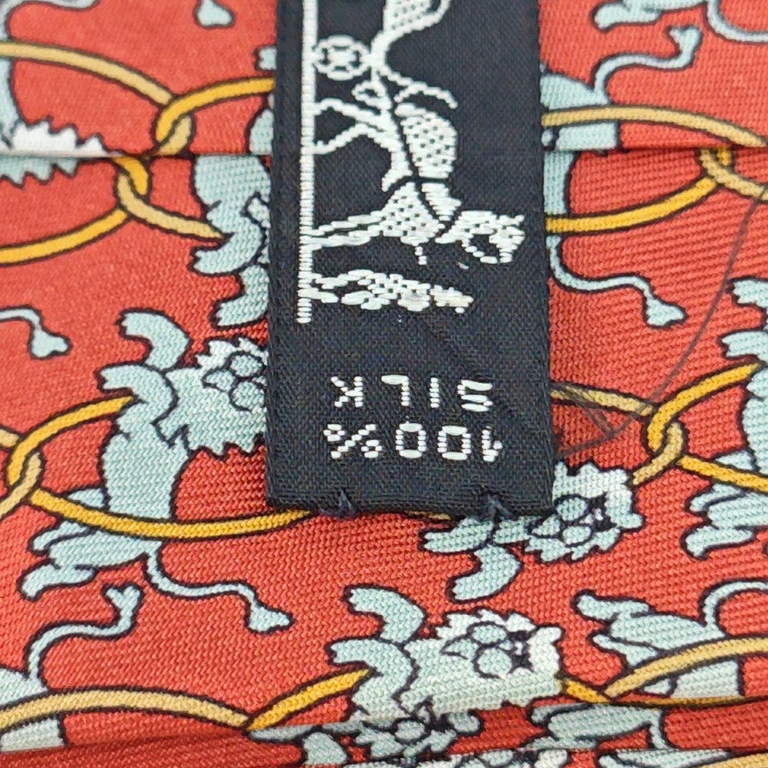 Mulberry Silk Tie Orange