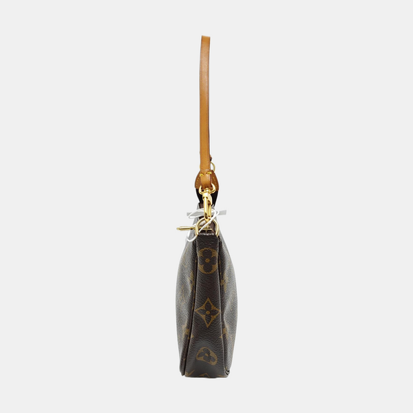 ACCESSOIRES Monogram Coated Canvas Brown