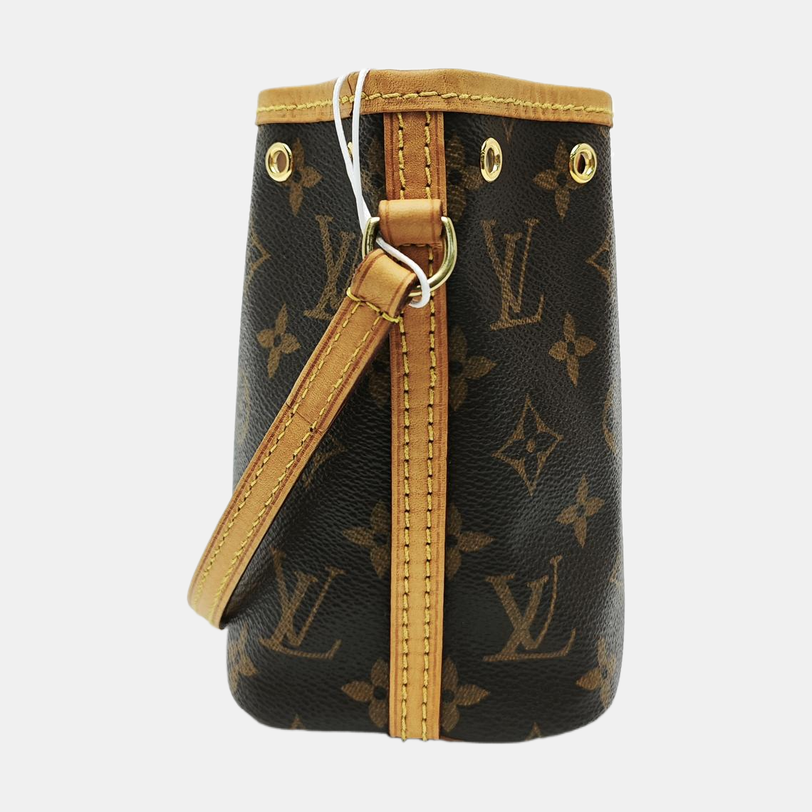 NÉONOÉ Nano Monogram Coated Canvas Brown